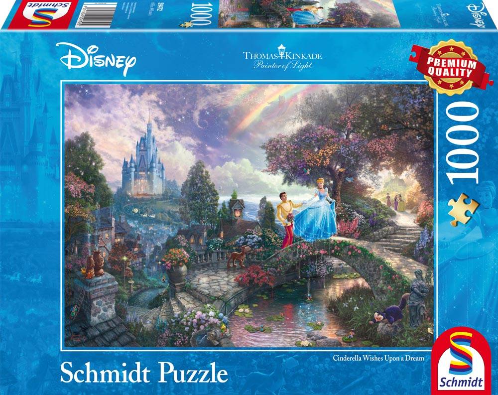 Puzzle Thomas Kinkade Disney Cinderella 1000 Teile 59472 Puzzle Thomas Kinkade Disney Cinderella 1000 Teile 1 St.