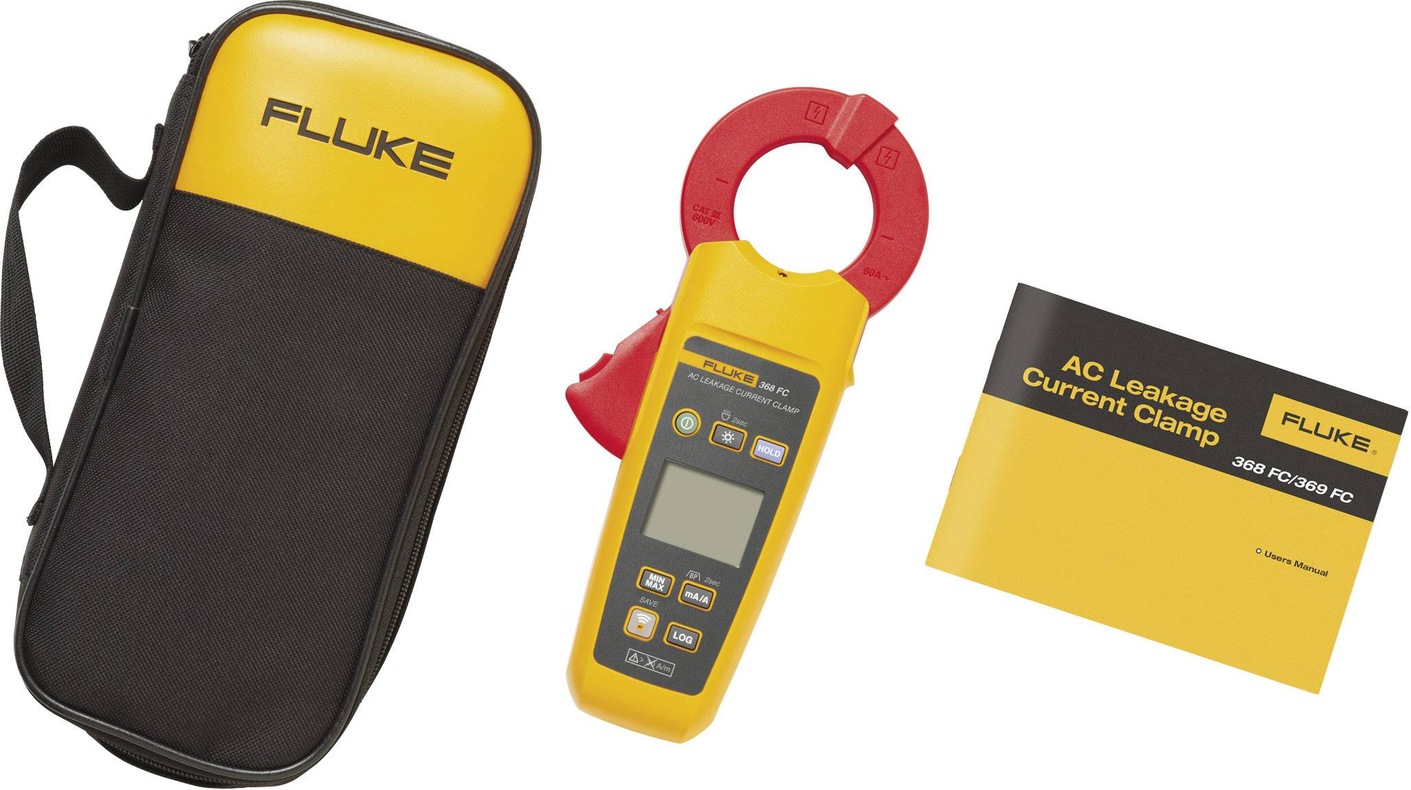 Fluke 368 FC Stromzange digital Datenlogger CAT III 600V Anzeige (Counts): 3300