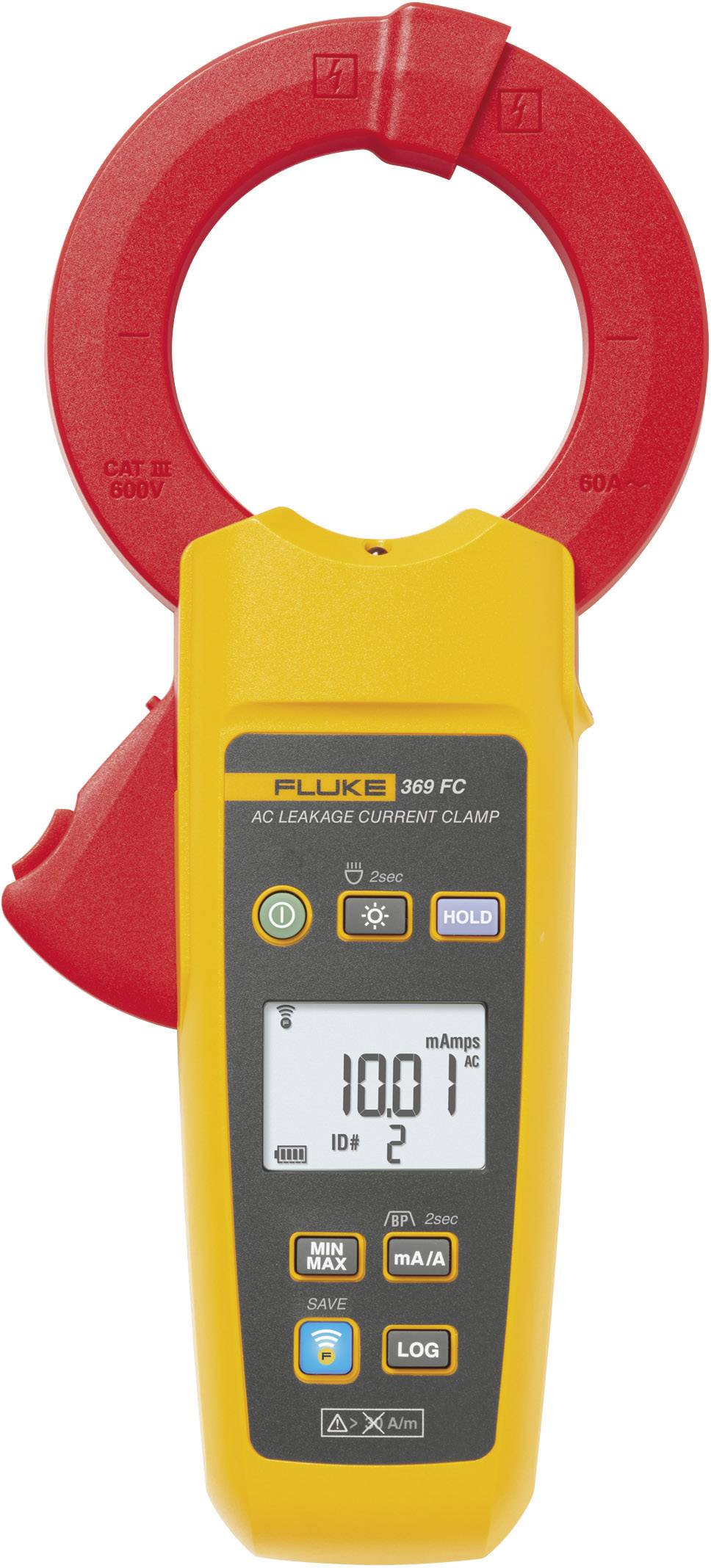Fluke 369 FC Stromzange digital Datenlogger CAT III 600V Anzeige (Counts): 3300