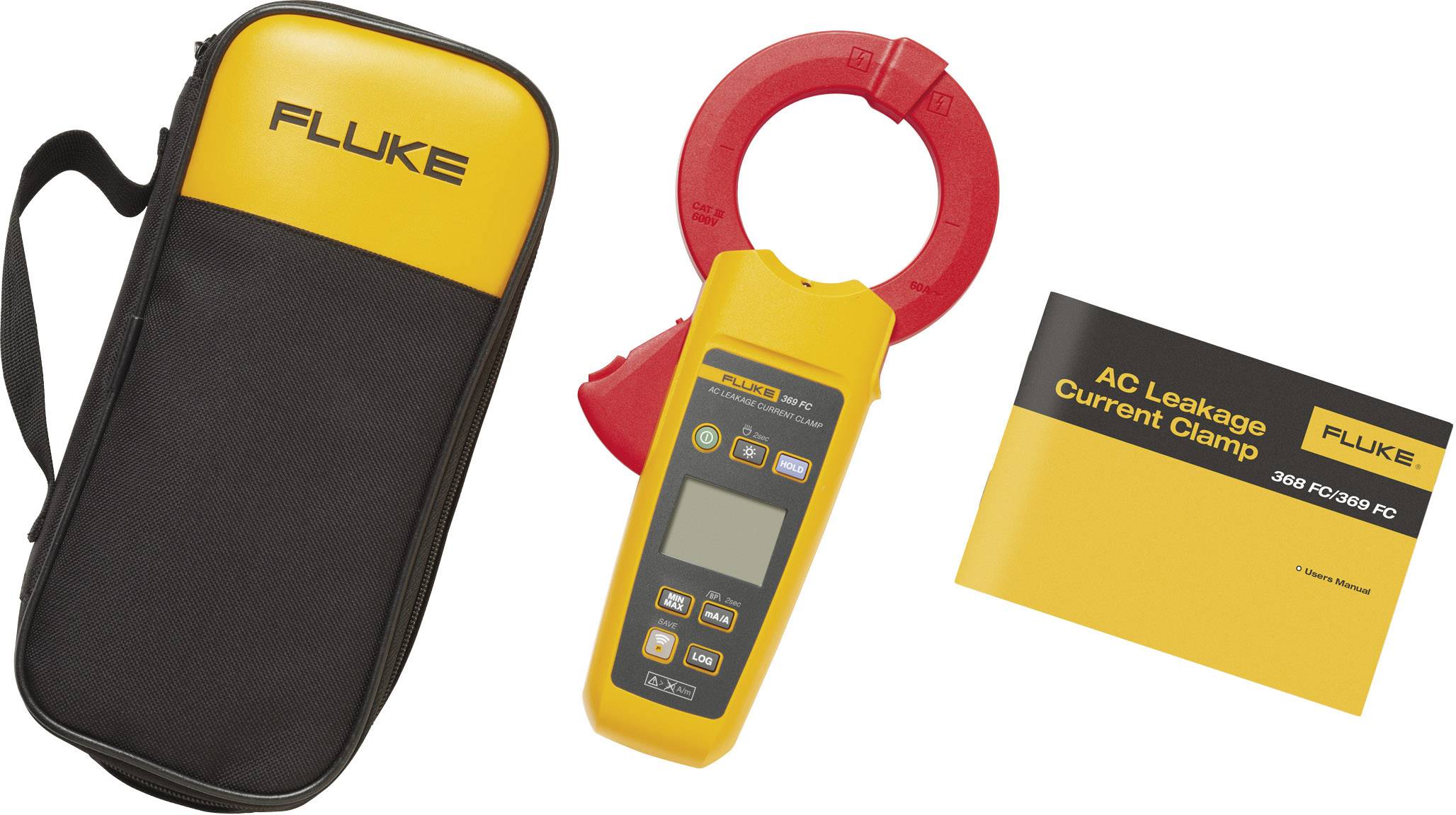 Fluke 369 FC Stromzange digital Datenlogger CAT III 600V Anzeige (Counts): 3300