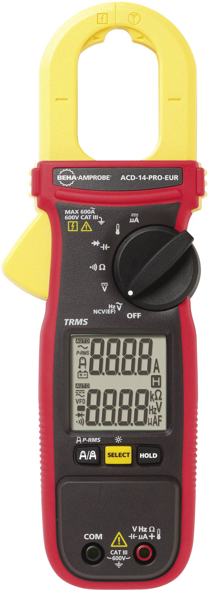 Beha Amprobe ACD-14-PRO-EUR Stromzange, Hand-Multimeter digital CAT III 600 V Anzeige (Counts): 600