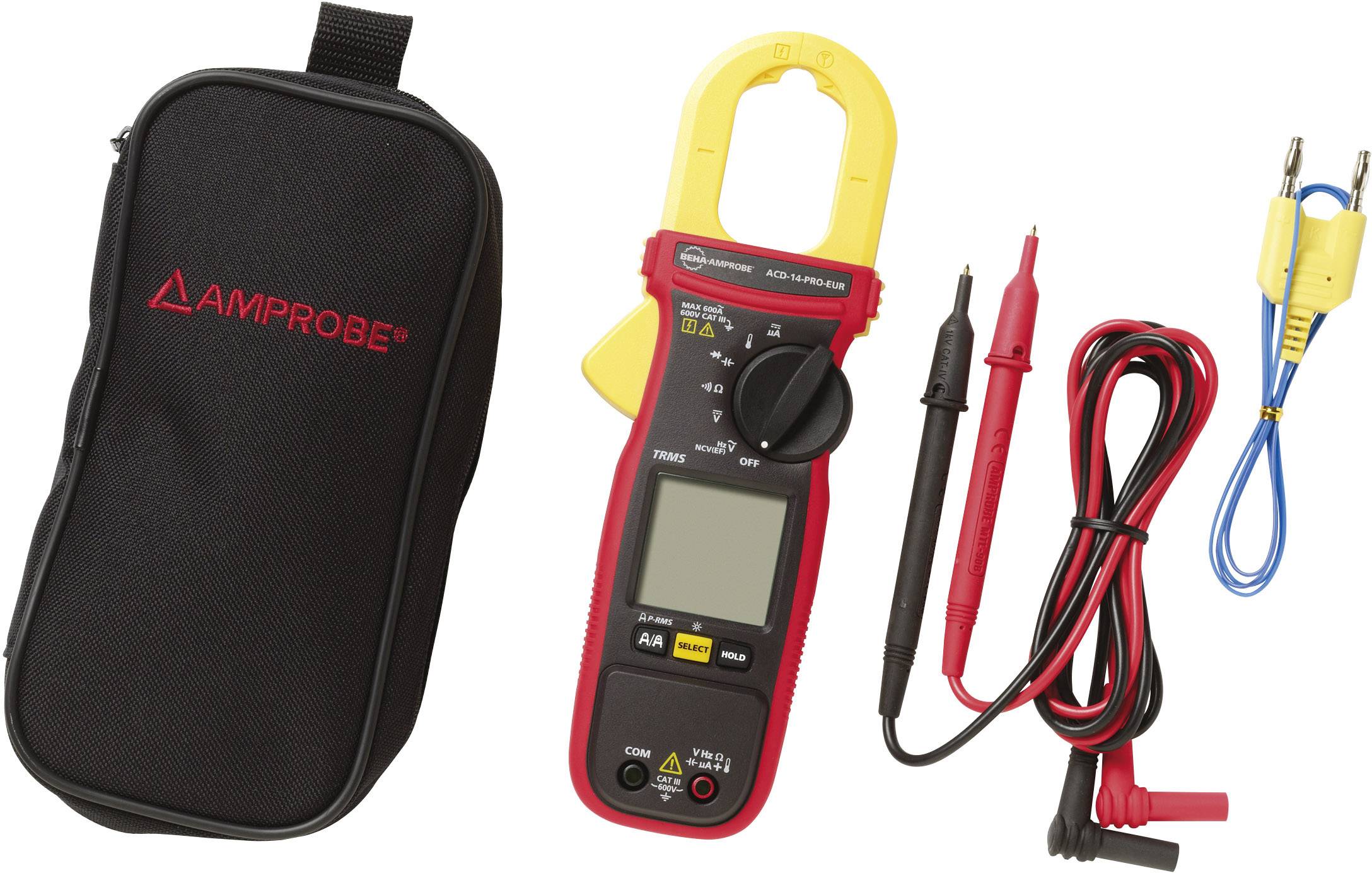 Beha Amprobe ACD-14-PRO-EUR Stromzange, Hand-Multimeter digital CAT III 600V Anzeige (Counts): 6000