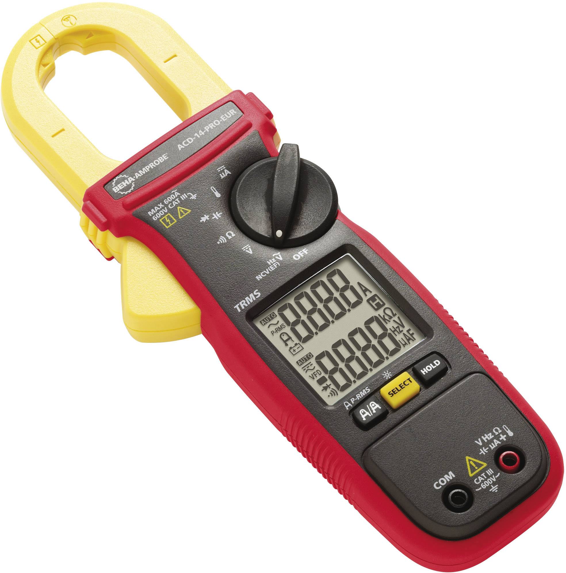 Beha Amprobe ACD-14-PRO-EUR Stromzange, Hand-Multimeter digital CAT III 600V Anzeige (Counts): 6000