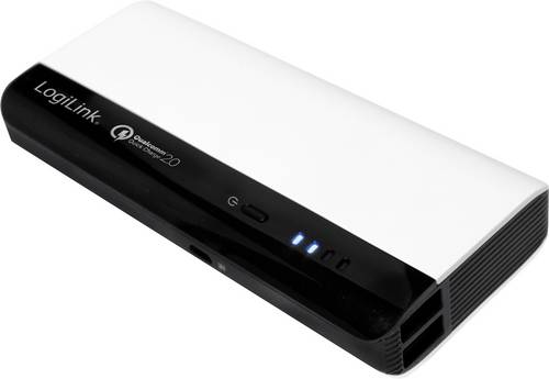 LogiLink Qualcomm 10400 Powerbank (Zusatzakku) Li-Ion 10400 mAh PA0136