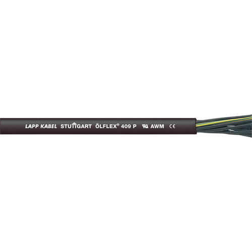 LAPP ÖLFLEX® 409 P Steuerleitung 25G 1.50mm² Schwarz 1311325/100 100m