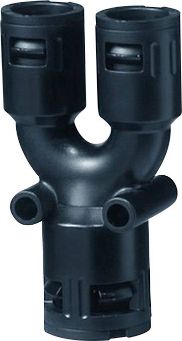 LAPP 61801115 SILVYN® KLICK-Y 2X9/1X11 BK Y-Verteiler Schwarz 11 mm, 9 mm, 9mm Gerade 10St.