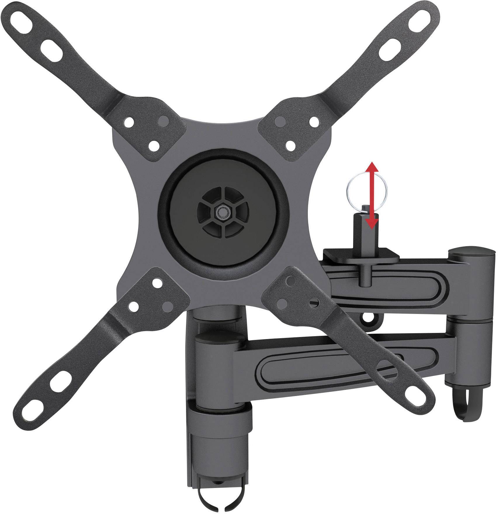 SpeaKa Professional SP-6012552 TV-Wandhalterung Ausziehbar, Mit Verriegelungsmechanismus 33,0cm (13") - 96,5cm (38")