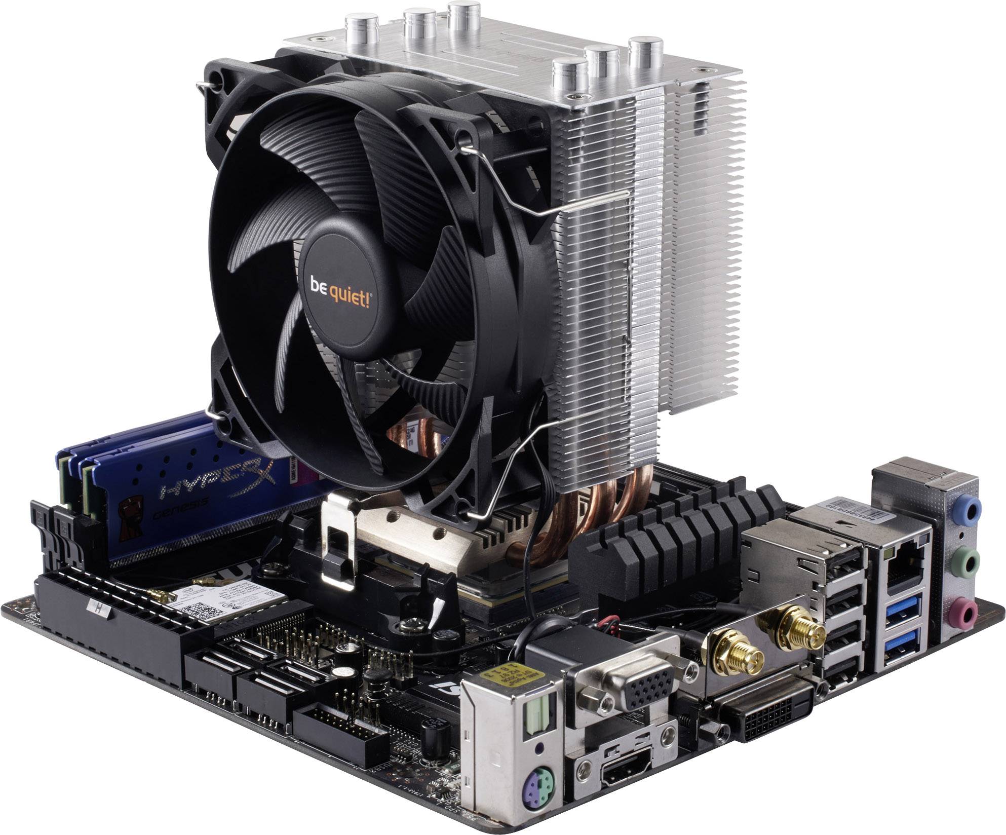 BeQuiet PURE ROCK SLIM CPU-Kühler mit Lüfter Intel® LGA 1156, Intel® LGA 1155, Intel® LGA 1151, Intel® LGA 1150, AMD® AM4, AMD® AM3+, AMD® A