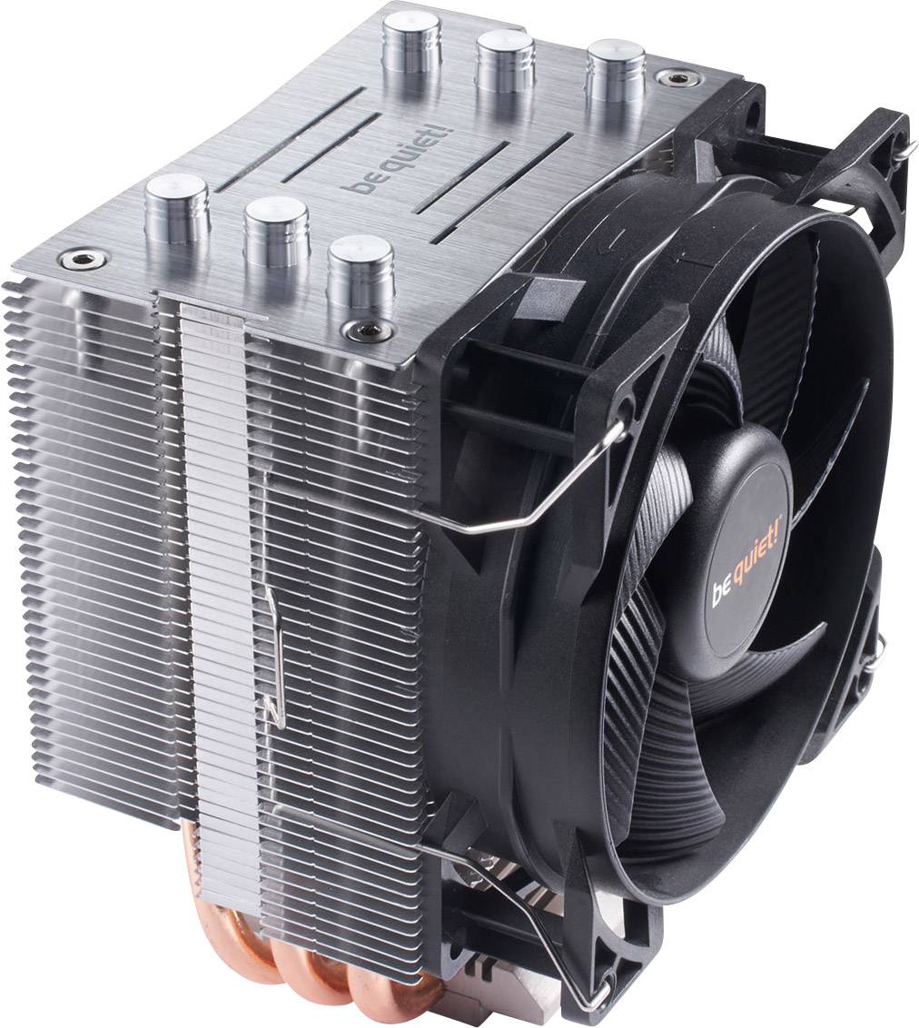 BeQuiet PURE ROCK SLIM CPU-Kühler mit Lüfter Intel® LGA 1156, Intel® LGA 1155, Intel® LGA 1151, Intel® LGA 1150, AMD® AM4, AMD® AM3+, AMD® A