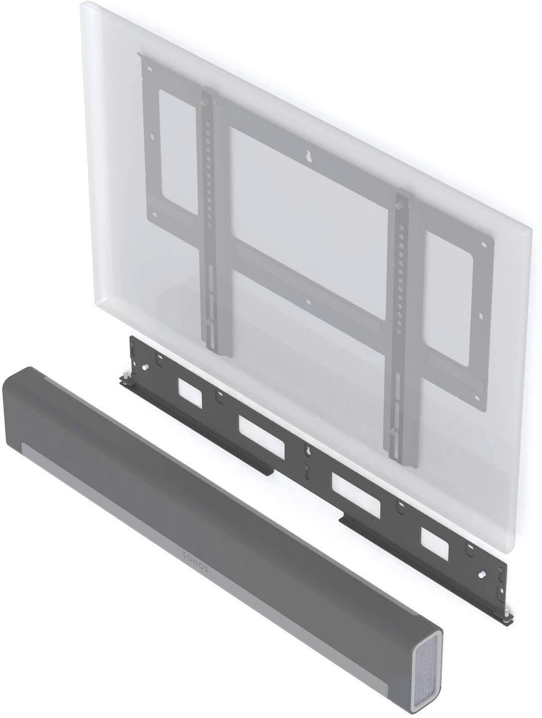 Flexson FLXPBFW1021 TV-Wandhalterung inkl. SONOS Playbar Halterung 94,0 cm (37") - 139,7 cm (55") Starr