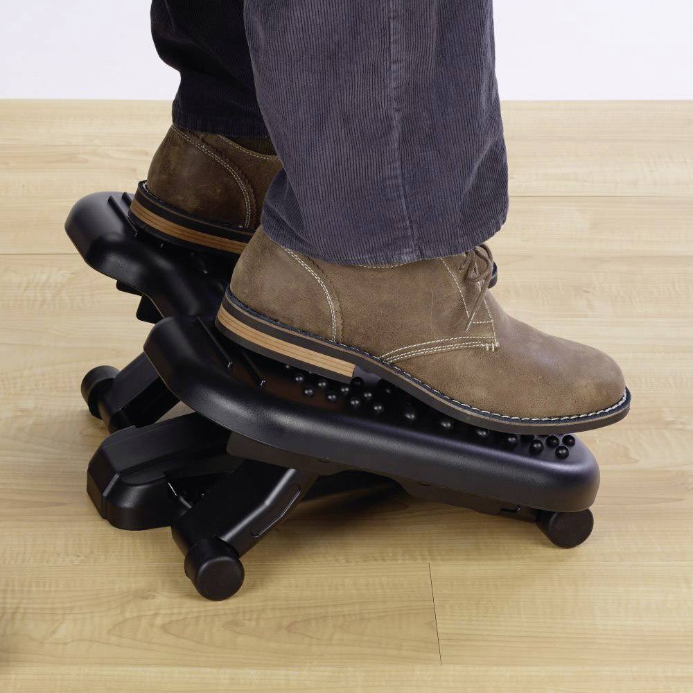 Fußstütze SoleRest Massage verstellbar schwarz