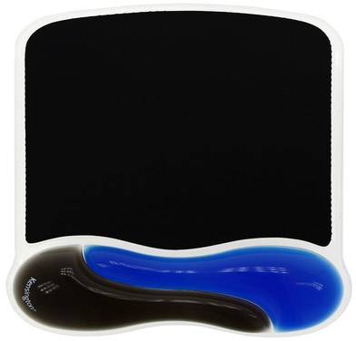 Kensington 62401 repose poignets Duo Gel Wave Ergonomisch Blau, Schwarz
