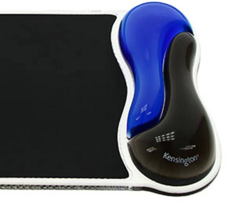 Kensington 62401 repose poignets Duo Gel Wave Ergonomisch Blau, Schwarz