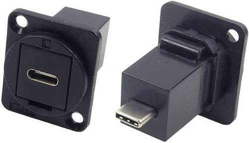 Cliff XLR Adapter USB-C® Buchse auf USB-C® Adapter, Einbau CP30211 Inhalt: 1 St.