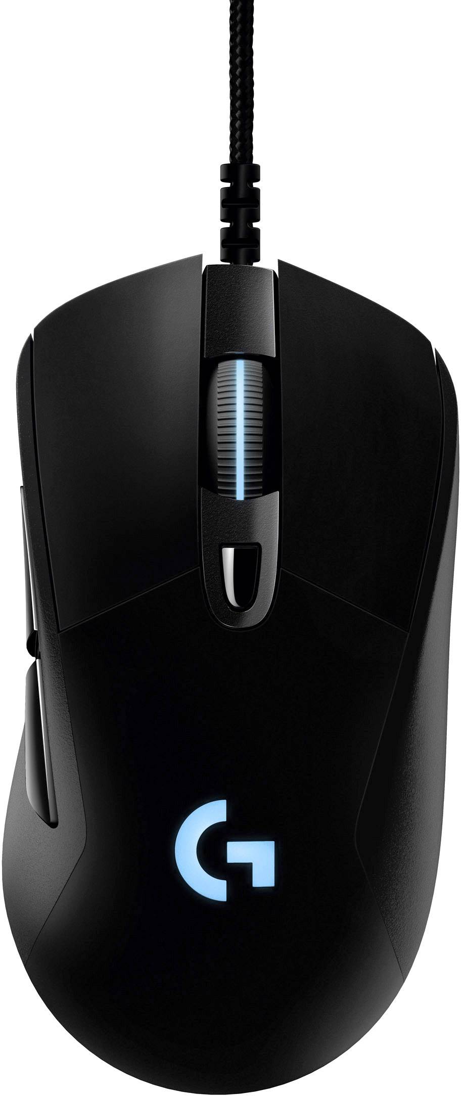 Logitech Gaming G403 Prodigy Ergonomische Gaming-Maus USB Optisch Schwarz 6 Tasten 12000 dpi Ergonomisch, Beleuchtet