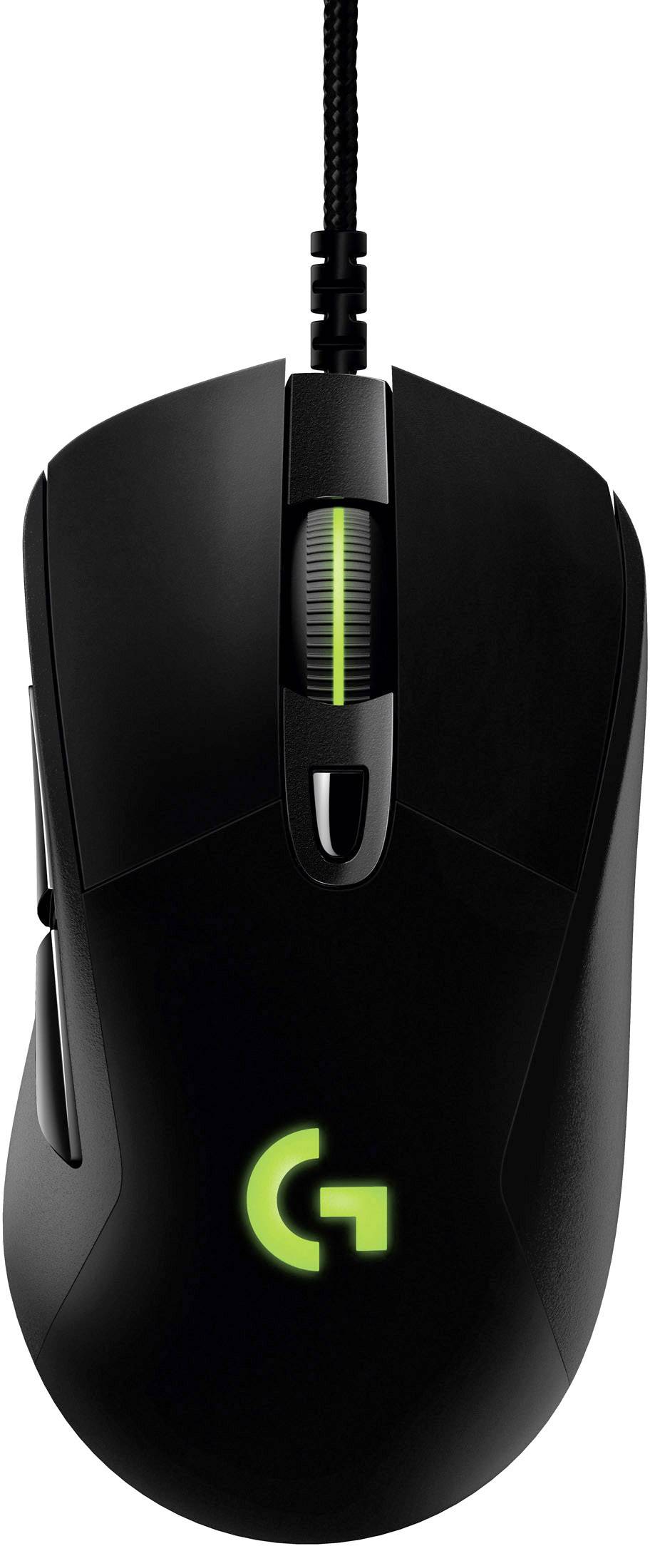 Logitech Gaming G403 Prodigy Ergonomische Gaming-Maus USB Optisch Schwarz 6 Tasten 12000 dpi Ergonomisch, Beleuchtet