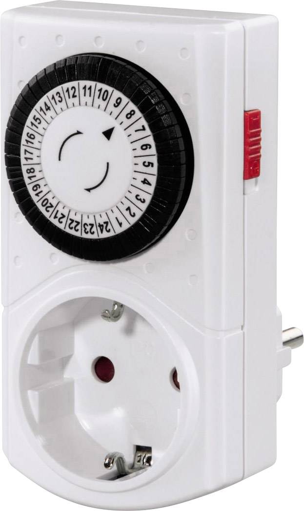 hama 00121950 Mechanische Tages-Zeitschaltuhr "Mini"
