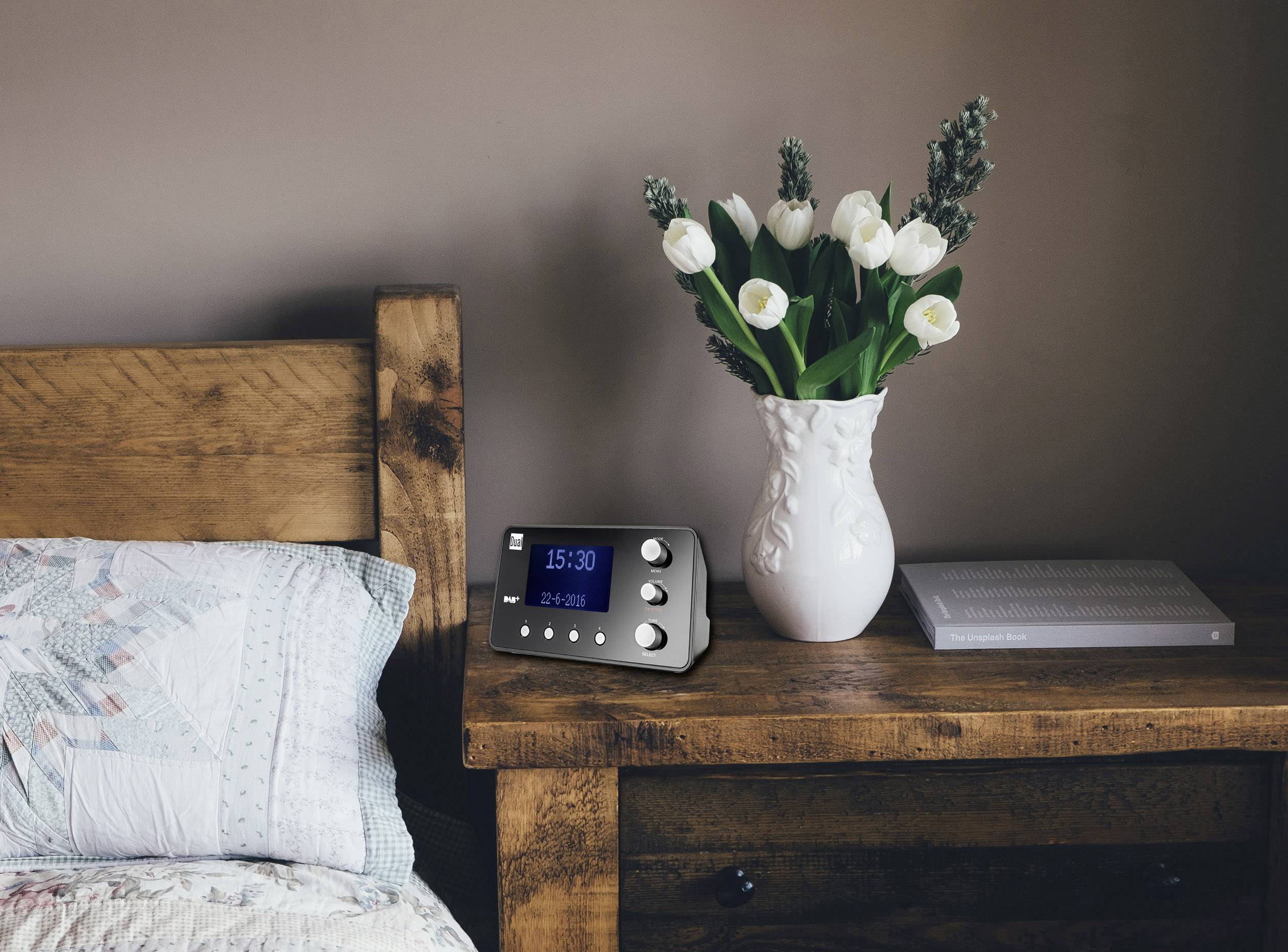 Dual CR 25.1 Radiowecker DAB+, UKW Schwarz