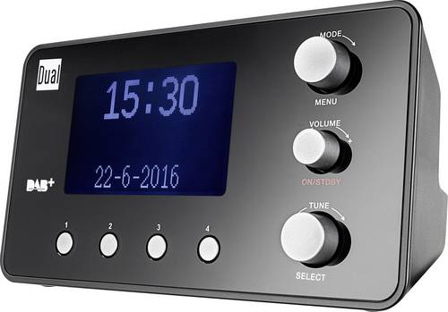 CR 25.1 Radiowecker DAB+, UKW Schwarz