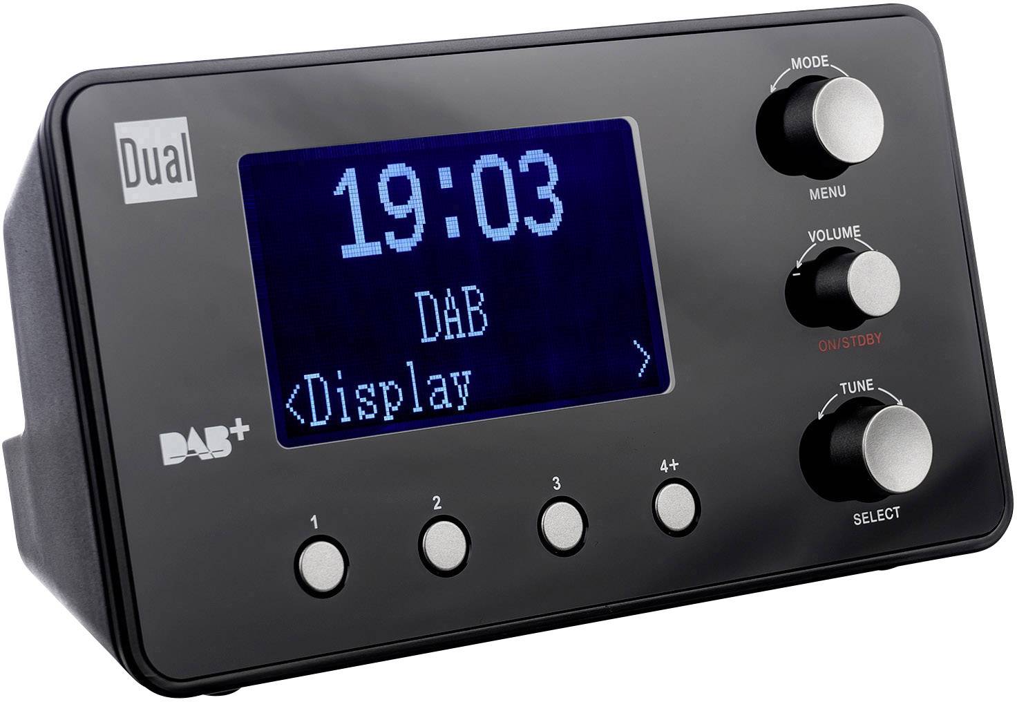Dual CR 25.1 Radiowecker DAB+, UKW Schwarz
