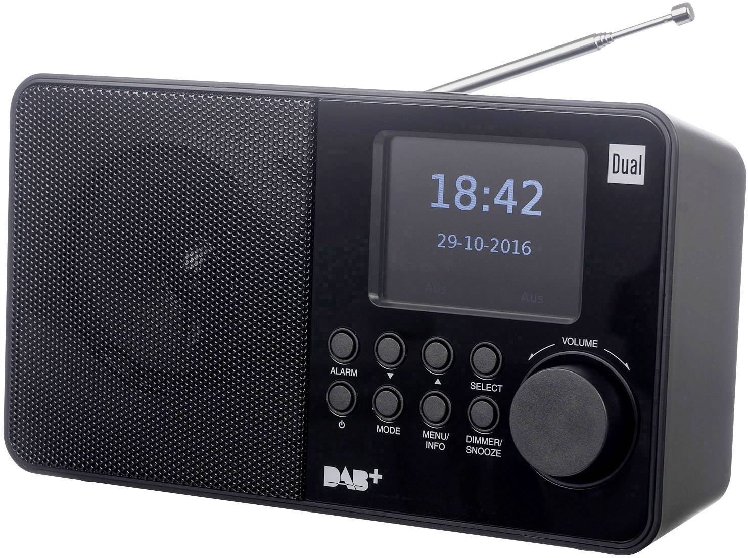 Dual DAB 18 C Kofferradio DAB+, UKW Schwarz