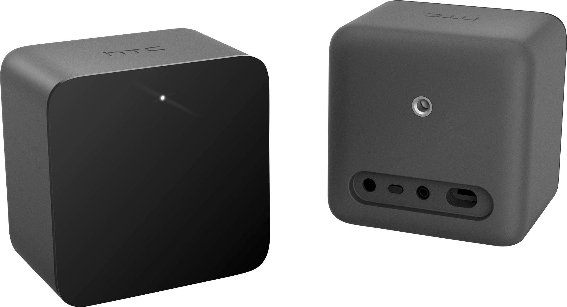 HTC Vive Virtual Reality Brille Schwarz inkl. Bewegungssensoren, inkl. Controller