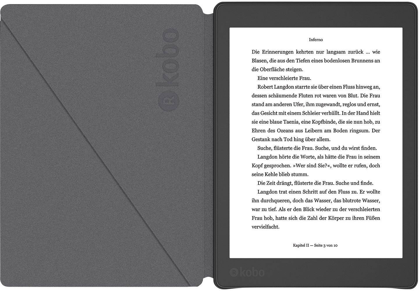 KOBO Sleep Covercase eBook Cover Passend für (Modell eBooks): Kobo Aura One Passend für Display-Größe: 19,8 cm (7,8")