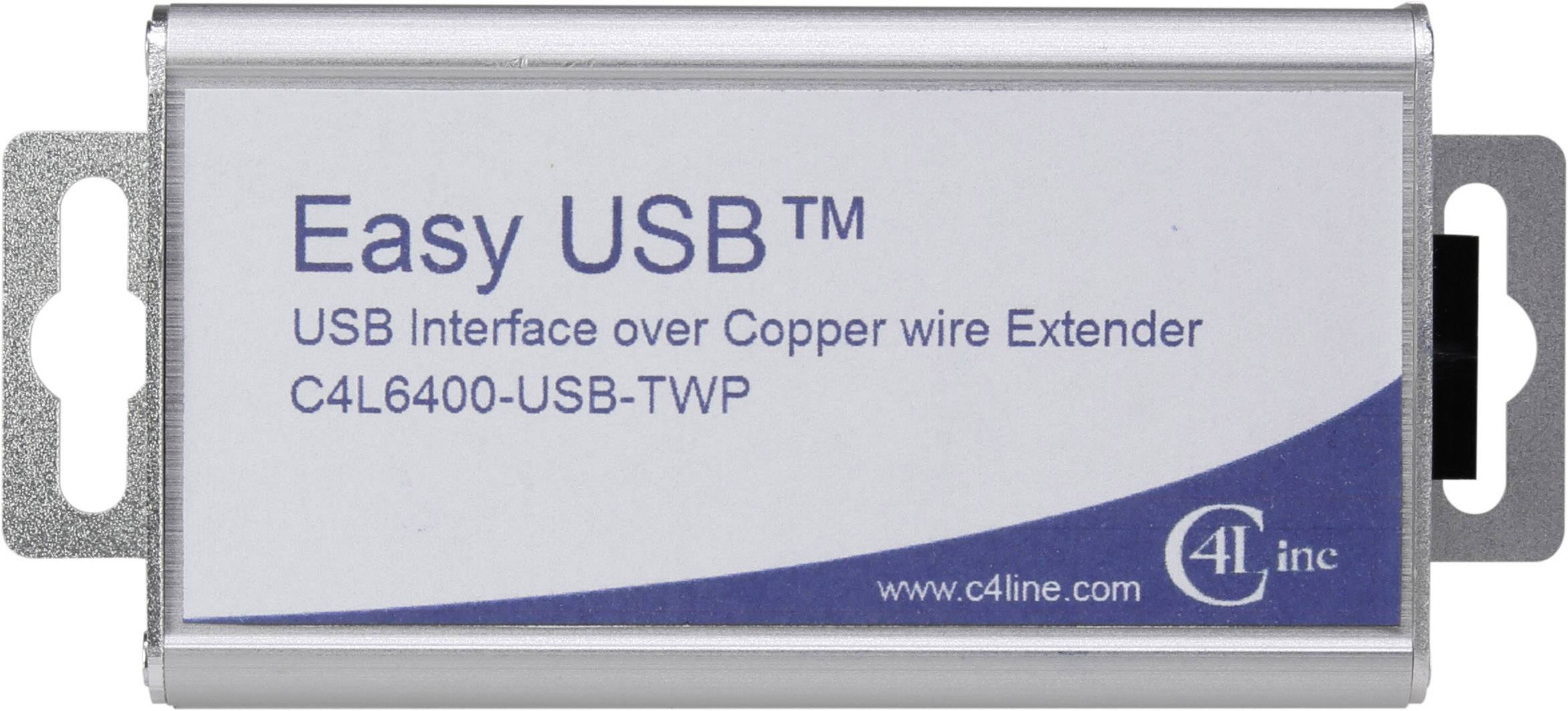 Renkforce Einzel-Adapter USB Extender (Verlängerung) über Netzwerkkabel RJ45 C4L6400-USB-TWP 600m