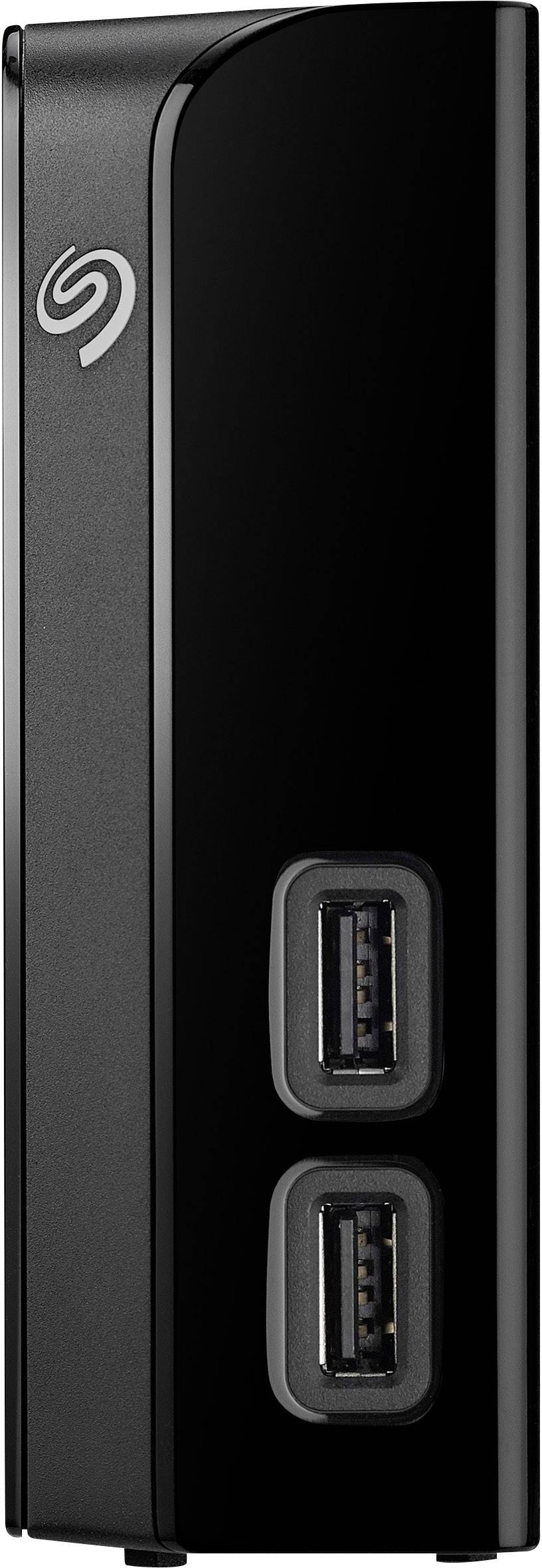 Seagate Backup Plus Hub 8 TB Externe Festplatte 8.9 cm (3.5 Zoll) USB-A (USB 3.2 Gen 1), USB-A (Host) Schwarz STEL8000200