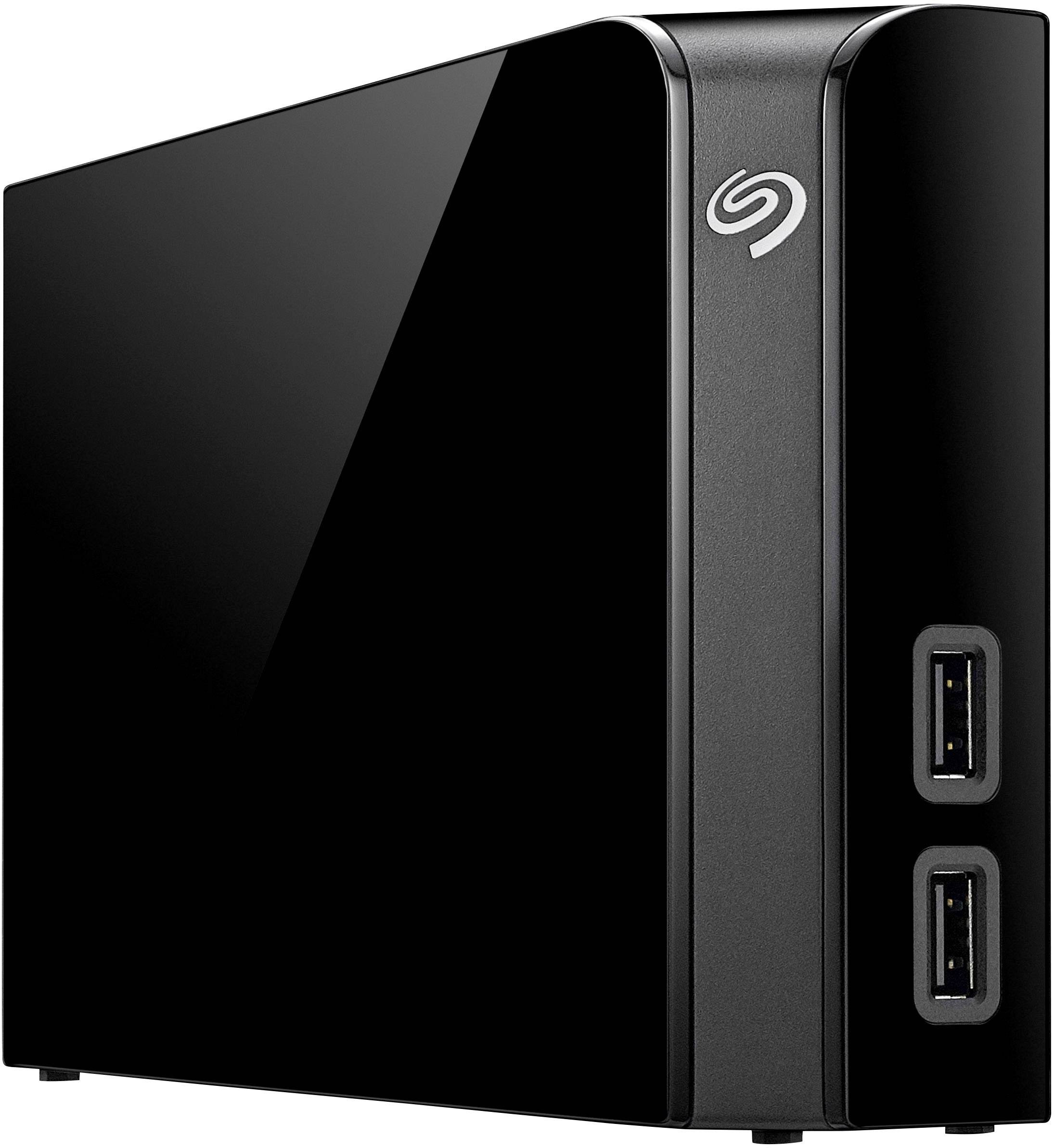 Seagate Backup Plus Hub 8 TB Externe Festplatte 8.9 cm (3.5 Zoll) USB-A (USB 3.2 Gen 1), USB-A (Host) Schwarz STEL8000200