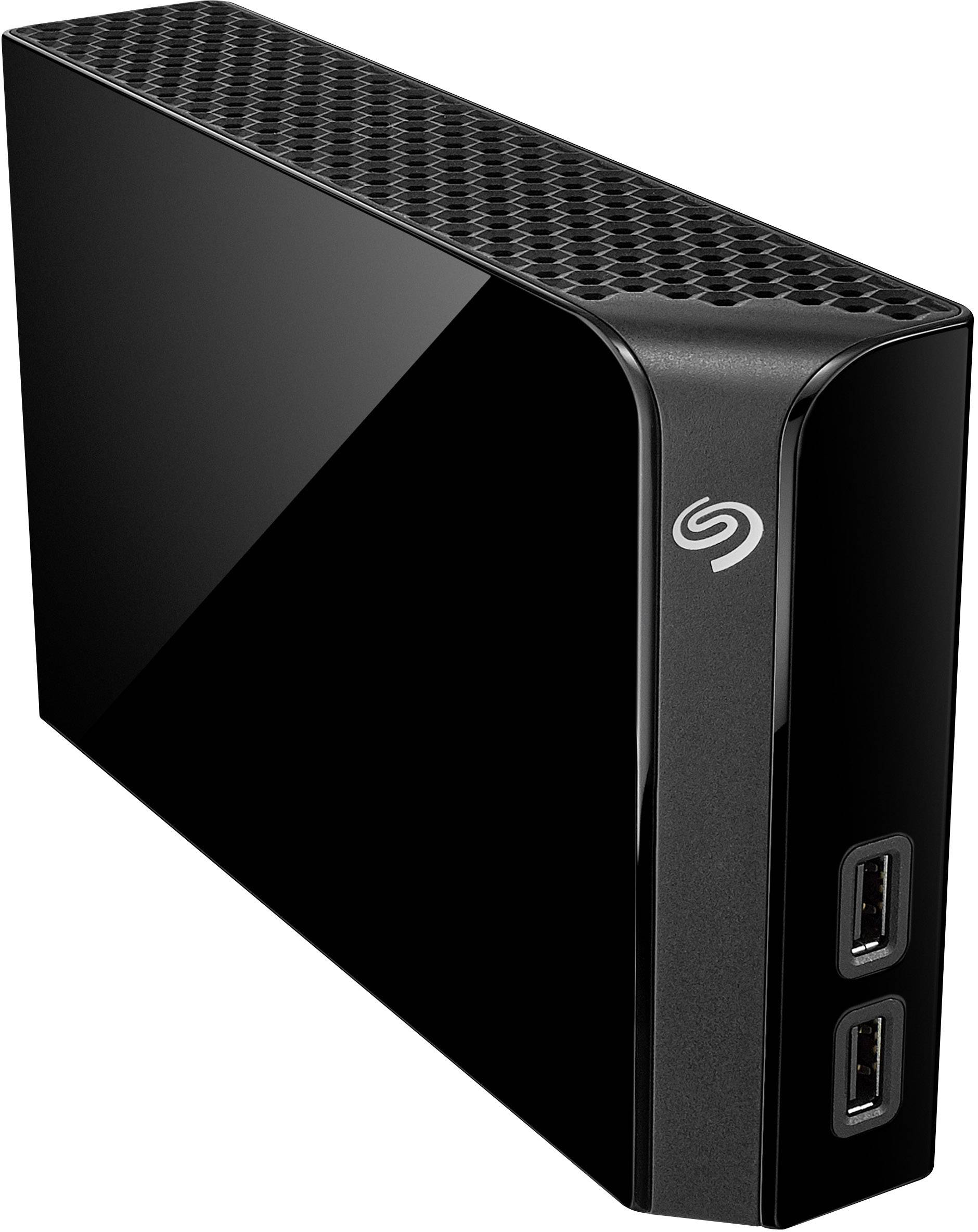 Seagate Backup Plus Hub 8 TB Externe Festplatte 8.9 cm (3.5 Zoll) USB-A (USB 3.2 Gen 1), USB-A (Host) Schwarz STEL8000200