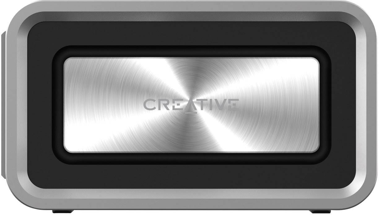 Creative iRoar Go Bluetooth® Lautsprecher SD, NFC, spritzwassergeschützt, USB Schwarz