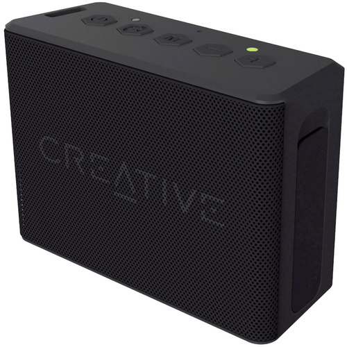 Creative Muvo 2c Bluetooth® Lautsprecher Freisprechfunktion, SD, spritzwassergeschützt Schwarz