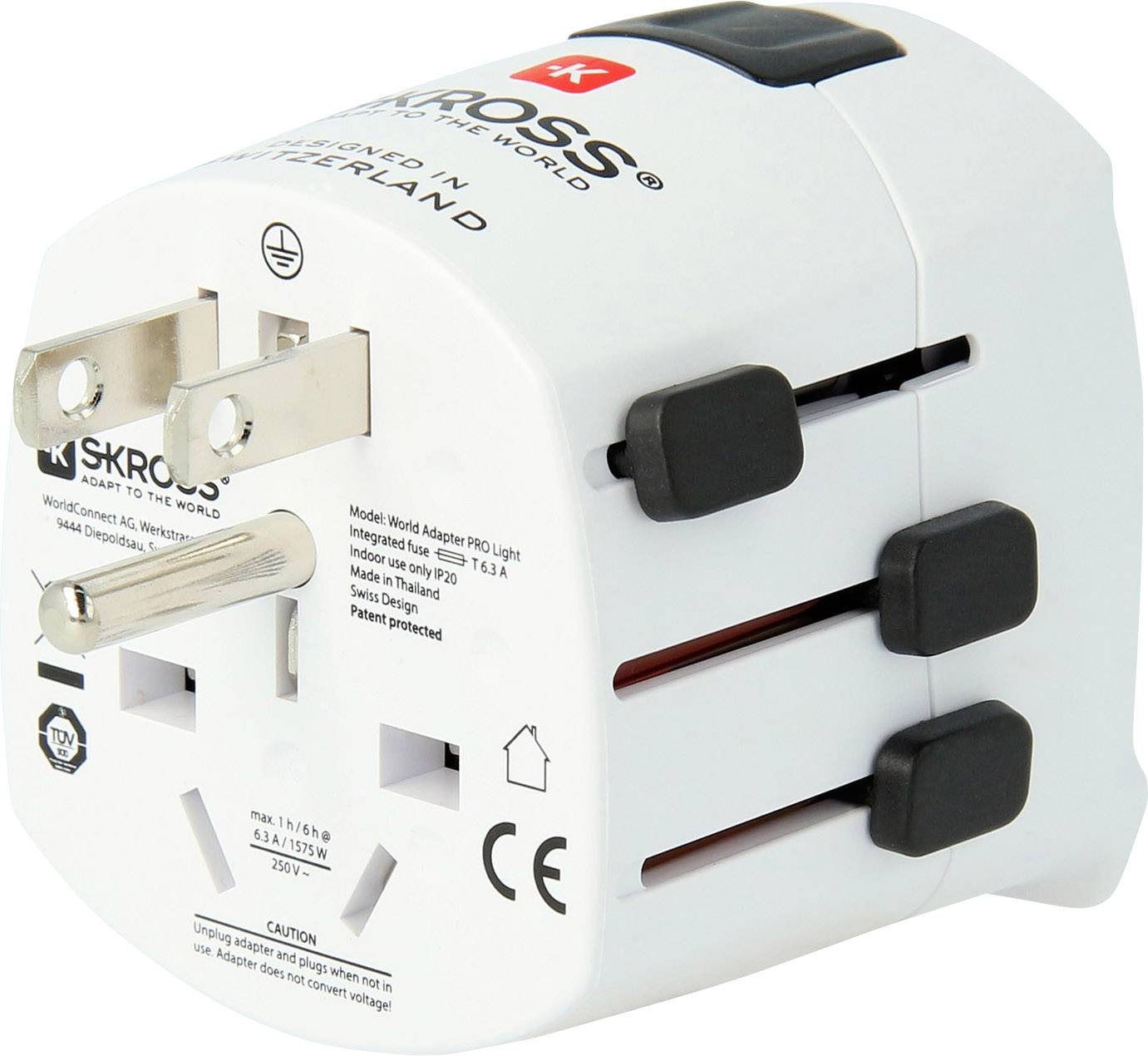 Skross 1103150 Reiseadapter Pro Light