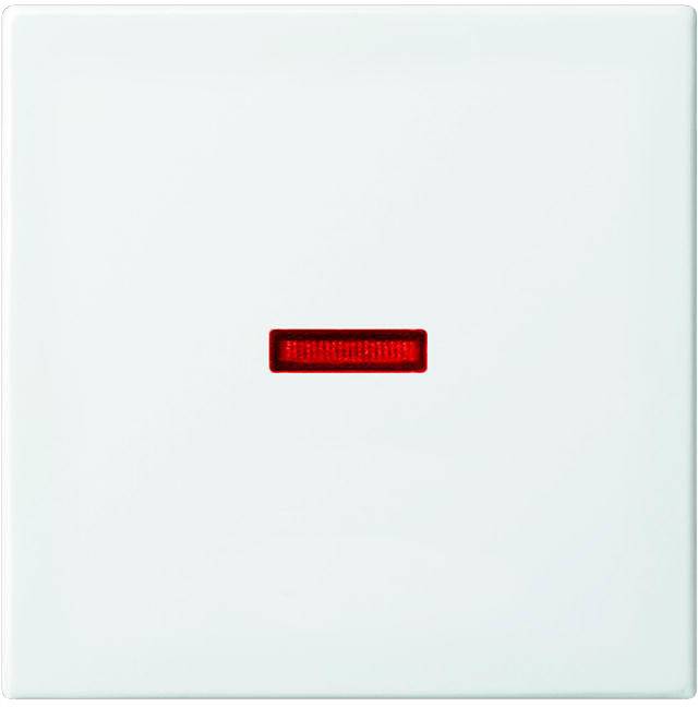 Busch-Jaeger Abdeckung Wechselschalter, Kreuzschalter, Ausschalter, Taster Busch-balance SI Alpinweiß 1789-914 1St.