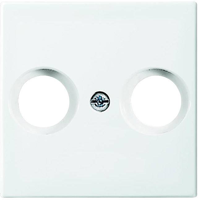 Busch-Jaeger Abdeckung SAT-Steckdose, TV-, Radio-Steckdose Busch-balance SI Alpinweiß 2531-914 1 St.