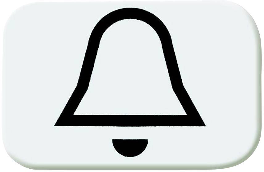 Busch-Jaeger Abdeckung Symbolwippe "Klingel" Busch-balance SI Alpinweiß 2525 KI-214 1 St.