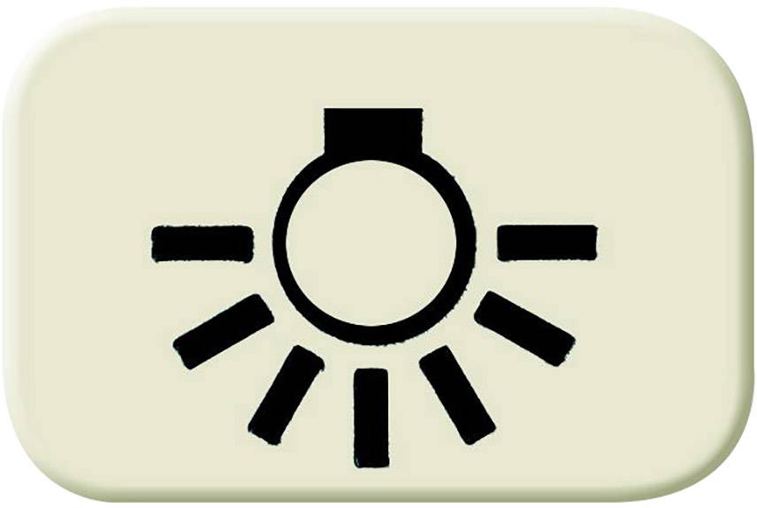 Symbol einer Autolampe; zeigt Lichtstrahlen, die nach unten strahlen.