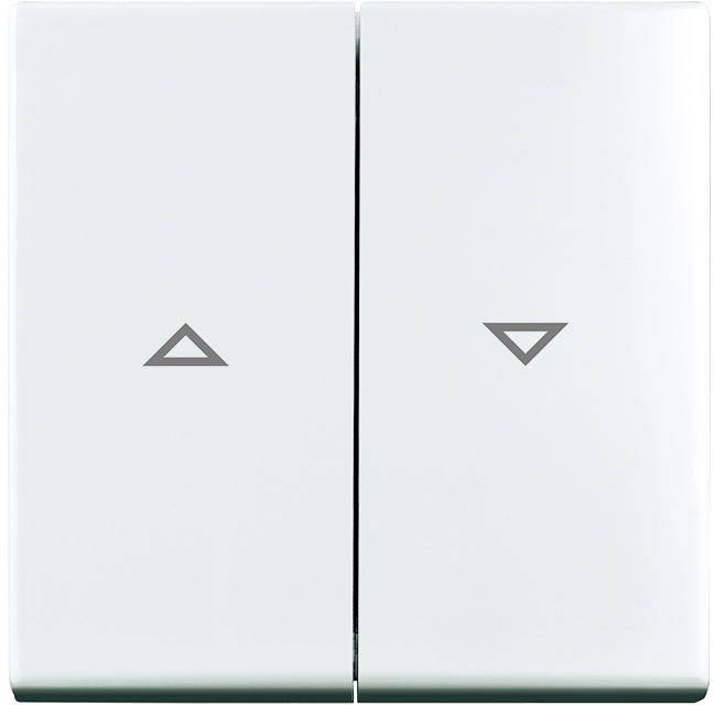 Busch-Jaeger Abdeckung Jalousie-Schalter/-Taster Busch-balance SI Alpinweiß 2504-914