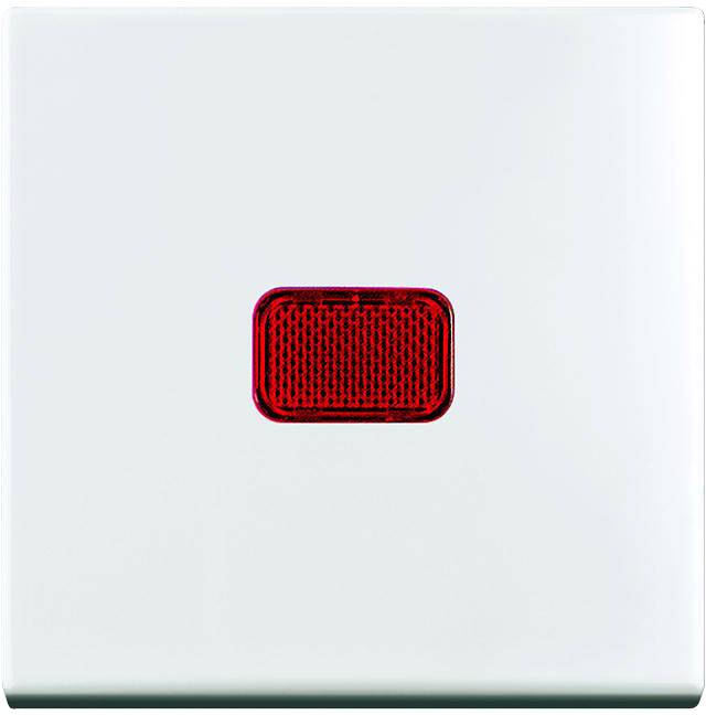 Busch-Jaeger Abdeckung Ausschalter, Wechselschalter, Kreuzschalter, Taster, Kontrollschalter Busch-balance SI Alpinweiß 2509-914