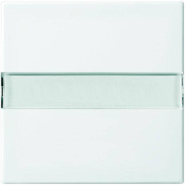 Busch-Jaeger Abdeckung Wechselschalter, Kreuzschalter, Taster, Beschriftungsfeld Busch-balance SI Alpinweiß 2506 N-914 1St.