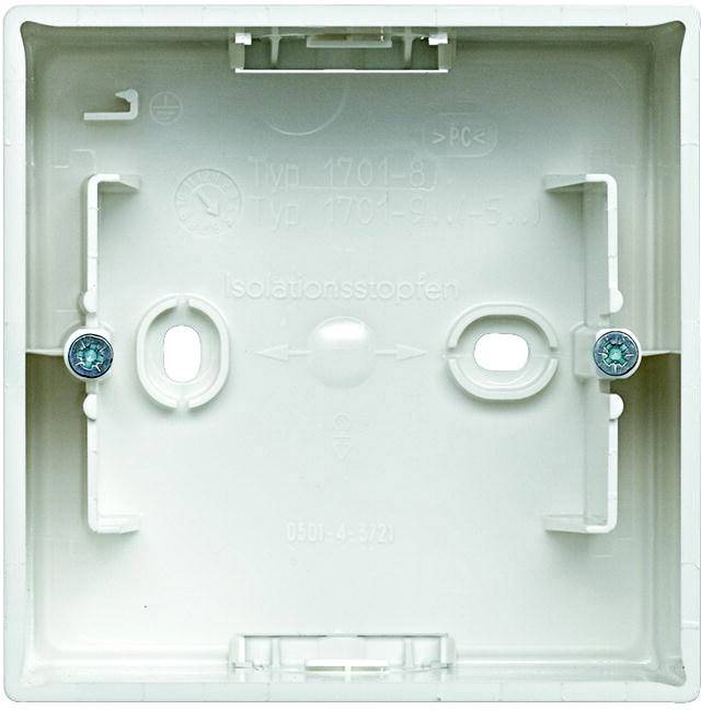 Busch-Jaeger 1fach Zubehör Aufputzgehäuse Busch-balance SI Alpinweiß 1701-914 1St.