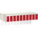 Signal Construct ZAEW1030 Rangée de LEDs x10 rouge (L x l x H) 25.4 x 14 x 5 mm