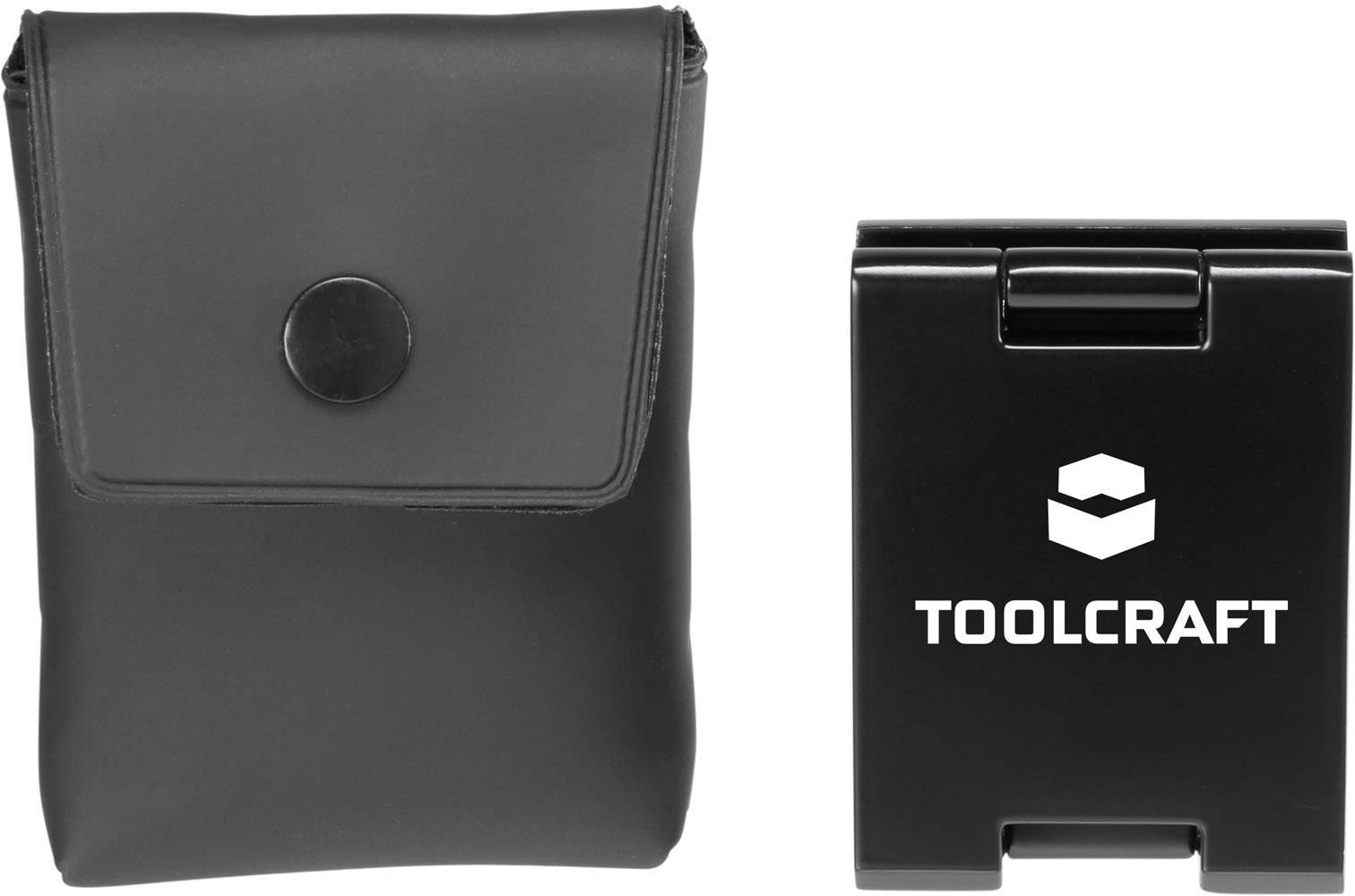 'Toolcraft' Reparatur-Kit in schwarzer Tasche, zeigt eine kompakte Werkzeugbox für Handy-Reparaturen.