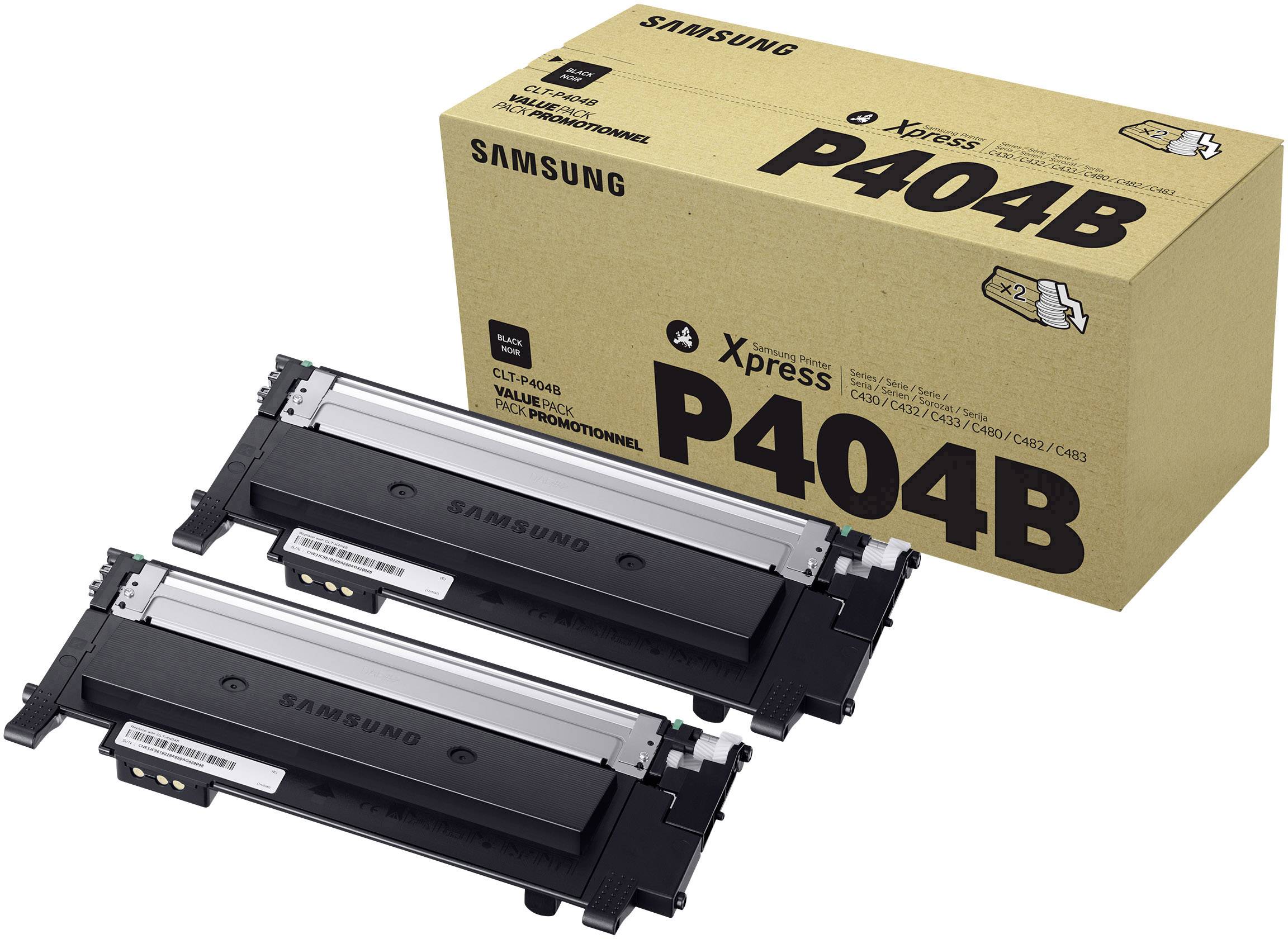 HP Toner Samsung CLT-P404B Original 2er-Pack Schwarz 3000 Seiten SU364A