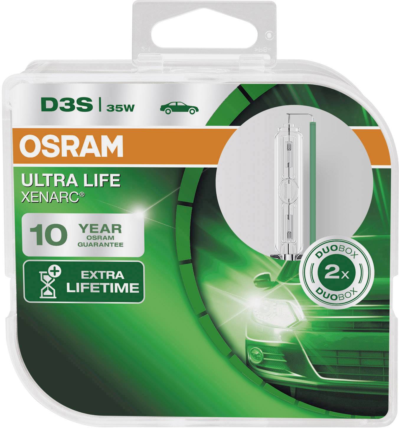 Osram Automotive 4062172404273 Xenon Leuchtmittel Xenarc Ultra Life D3S 35W 42V