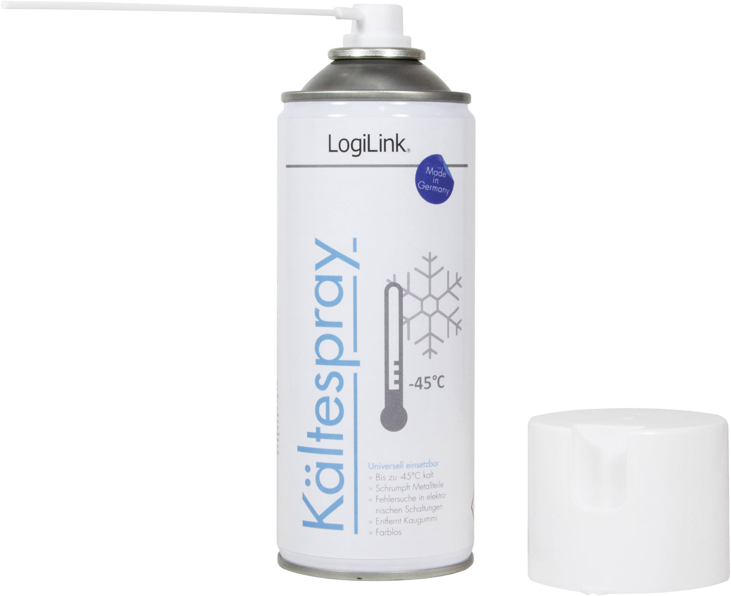 LogiLink RP0014 Kältespray inkl. Sprühschlauch, brennbar 400 ml