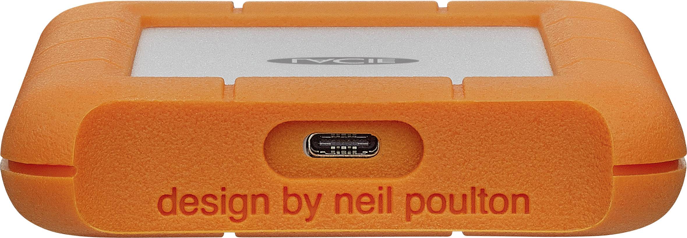 LaCie 1 TB Externe Festplatte 6.35 cm (2.5 Zoll) USB-C® Silber, Orange STFR1000400