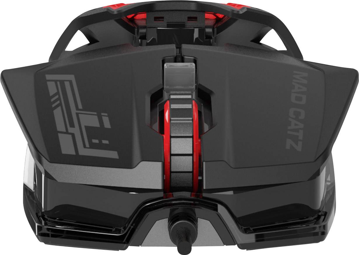 MadCatz R.A.T.1 Gaming-Maus USB Optisch Schwarz 6 3500 dpi Beleuchtet, Integriertes Scrollrad