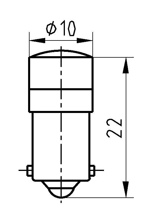 Signal Construct MELB2264 LED-Signalleuchte Weiß 24 V/DC